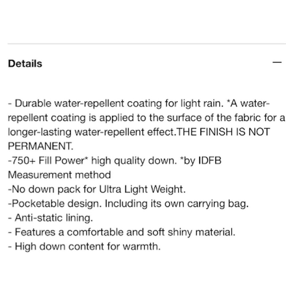 Uniqlo Ultra Light Weight Ultra Warm Down Puffer - Picture 11 of 12